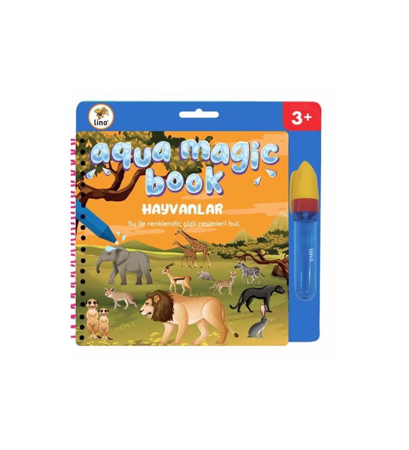 LİNO AQUA MAGİC BOOK HAYVANLAR SİHİRLİ BOYAMA KİTABI 