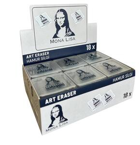 MONALİSA ER-1103 GRİ HAMUR SİLGİ 18'Lİ *40