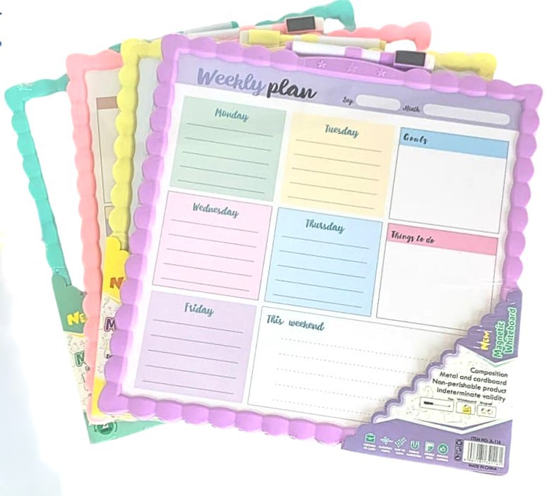 MİKRO JL-116 MAGNETİK ÇİFT TARAFLI YAZI TAHTASI 29CMX29CM  12 Lİ*8