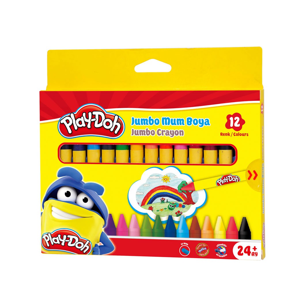 PLAY-DOH CR005 12 RENK JUMBO MUM BOYA *6