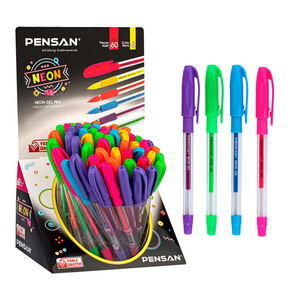 PENSAN NEON GEL 60'LI TÜKENMEZ KALEM *10