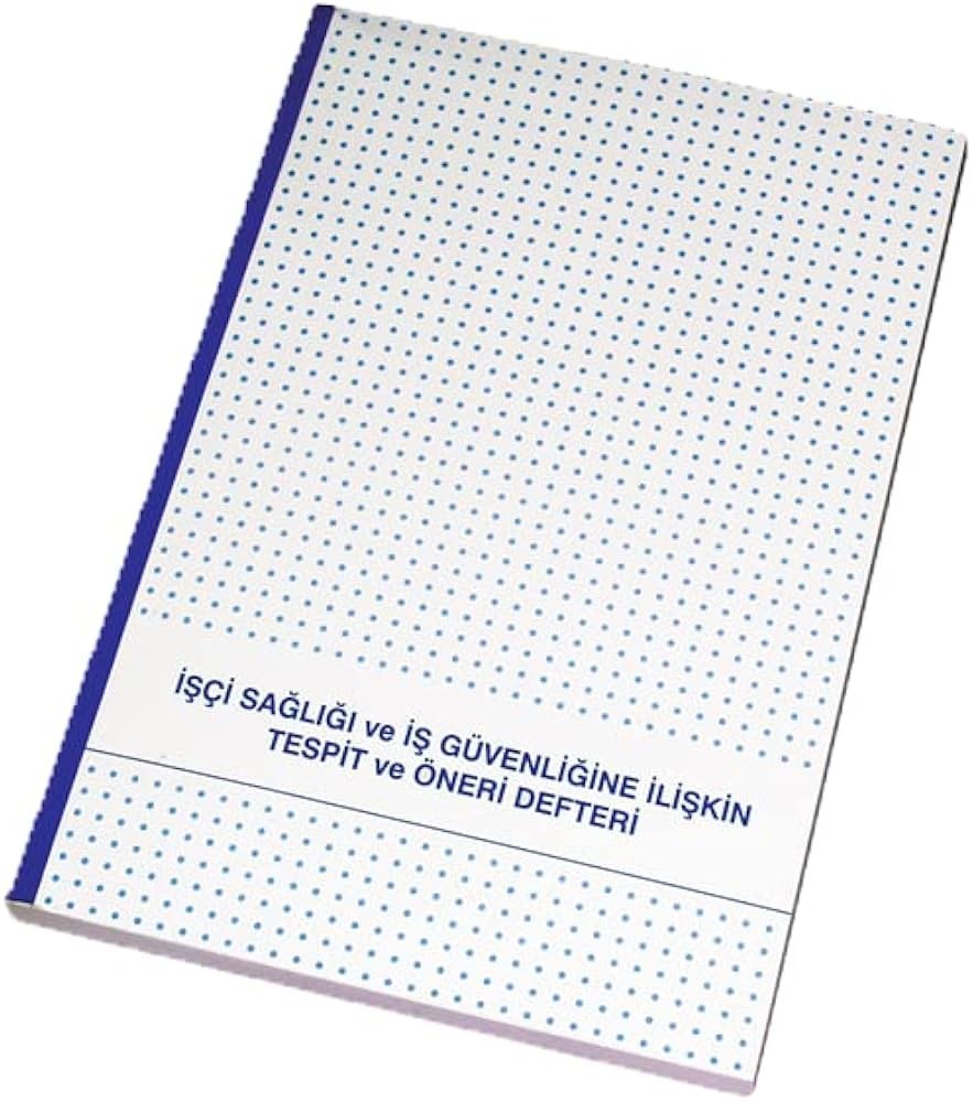 GÜLPAŞ 227 İŞÇİ SAĞLIĞI TESPİT VE ÖNERİ DEFTERİ KART.KP.25 YPR 12'Lİ *11