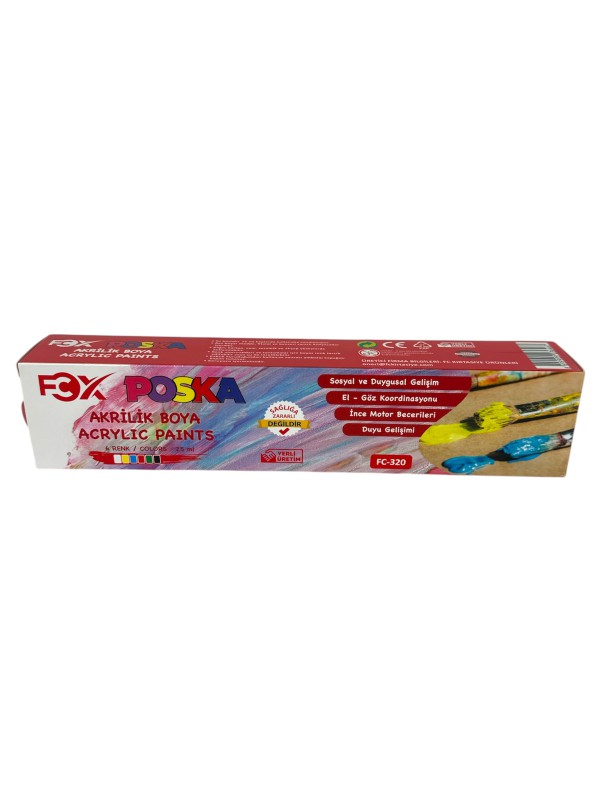 FCX FC-320 AKRİLİK BOYA 25ML 6 'LI*72