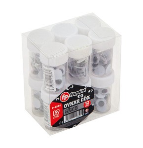 FİXPOİNT P-6584 OYNAR GÖZ SİYAH 12MM 12'Lİ