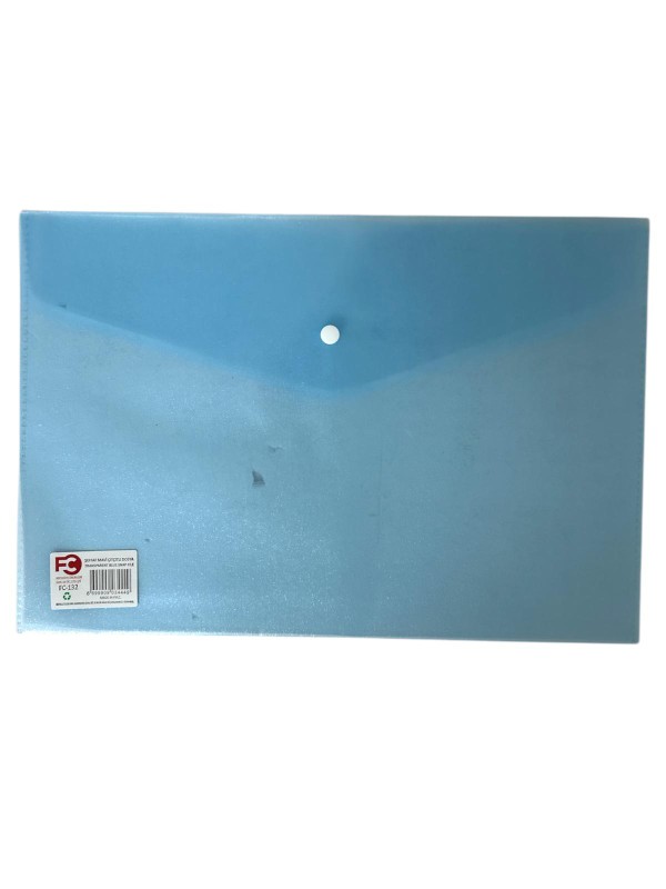 FC ŞEFFAF MAVİ  ÇITÇITLI DOSYA 12'Lİ