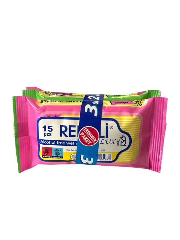 LADY 3'LÜ CEP ISLAK MENDİL*80 >