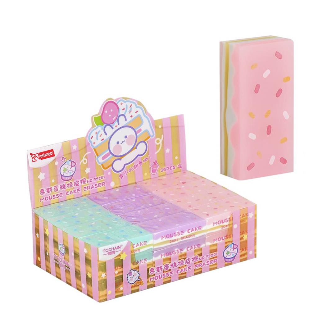 MİKRO E2201 MUSE CAKE ECO PVC SİLGİ 36'LI