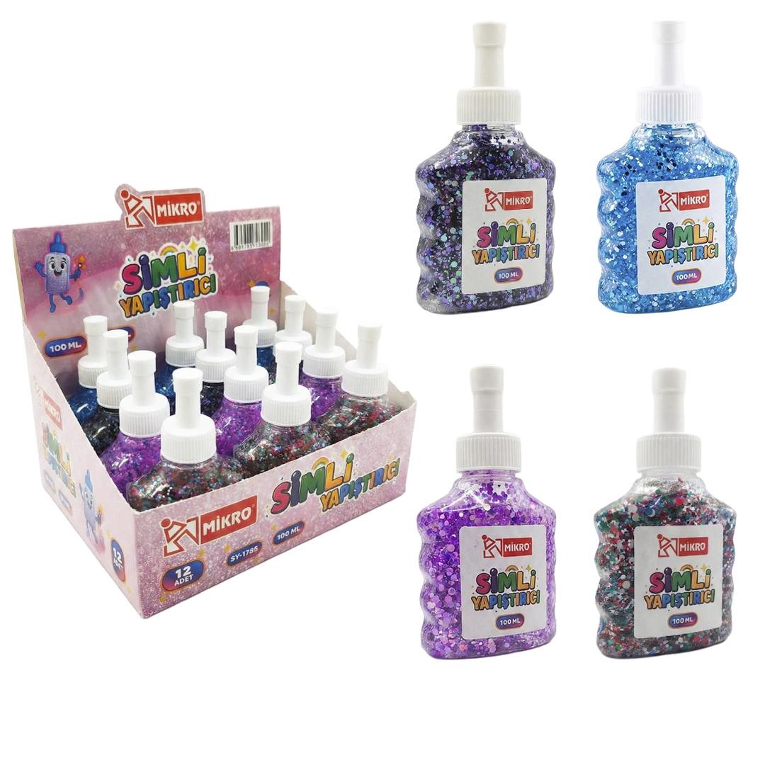 MİKRO SY-1785 NEON SİMLİ YAPIŞTIRICI 100ML 12'Lİ