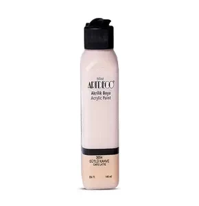 ARTDECO 3654 AKRİLİK BOYA 140ML SÜTLÜ KAHVE >