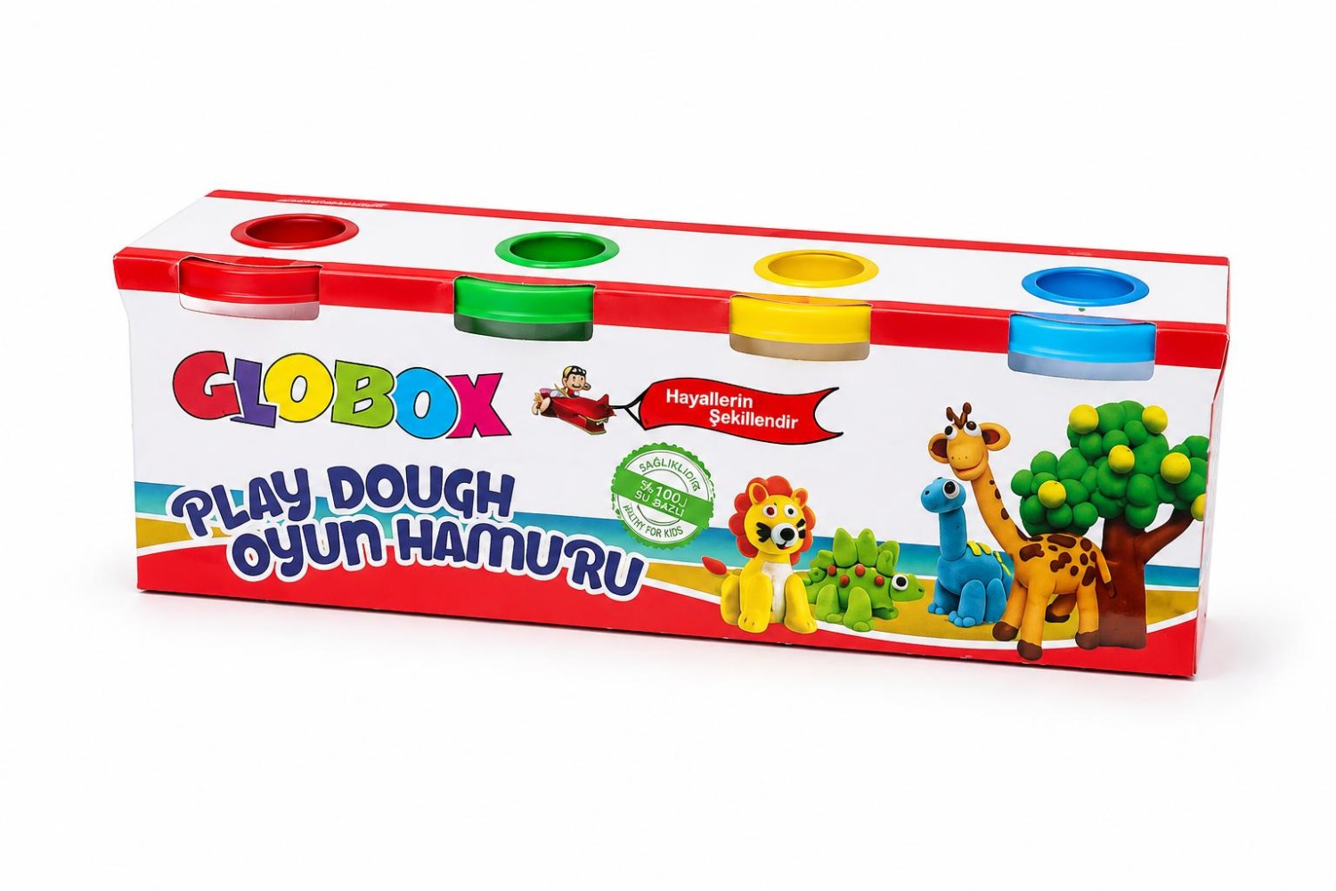GLOBOX 6653 OYUN HAMURU 4'LÜ*24