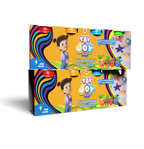 TOY JOY DOUGH 4 RENK OYUN HAMURU *24 >