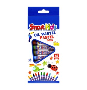 SMART KİDS 3557 PASTEL BOYA 12 RENK *144 >