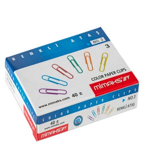 MİMAKS R-30  RENKLİ ATAŞ NO:3 48'Lİ *18