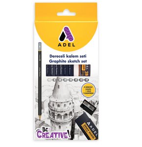 ADEL DERECELİ KALEM SETİ 8'Lİ