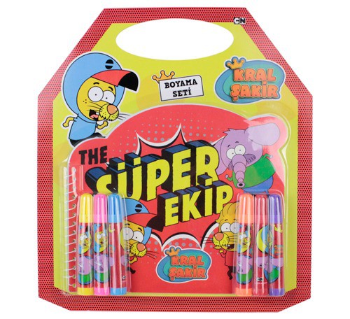 KRAL ŞAKİR KS-0200 BOYAMA SETİ BLİSTERLI ^ >