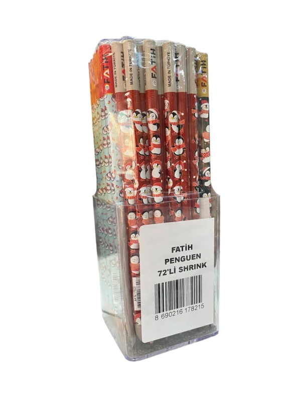 FATİH PENGUEN SİLGİLİ KURŞUN KALEM 72 Lİ
