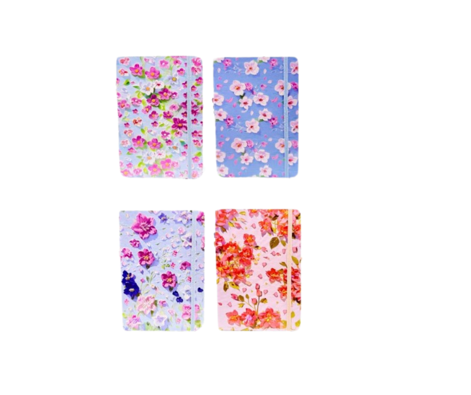 MİKRO A5-06 PASTEL FLOWERS 80 YAPRAK NOT DEFTERİ 12'Lİ*6