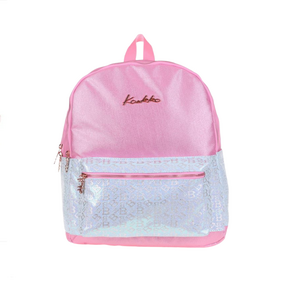 KAUKKO AMAZING SIRT ÇANTASI (B LETTER-PEMBE)