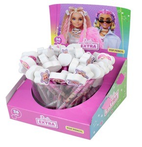 BARBİE B-741 SİLGİLİ GEÇMELİ KALEM 36'LI PAKET ^