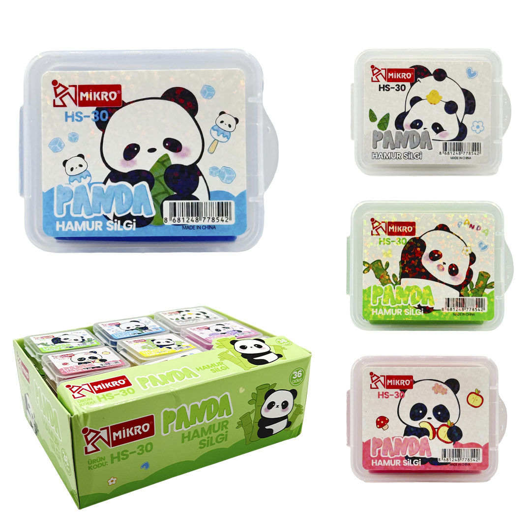 MİKRO HS-30 HAMUR SİLGİ PANDA 36'LI PAKET *20 >