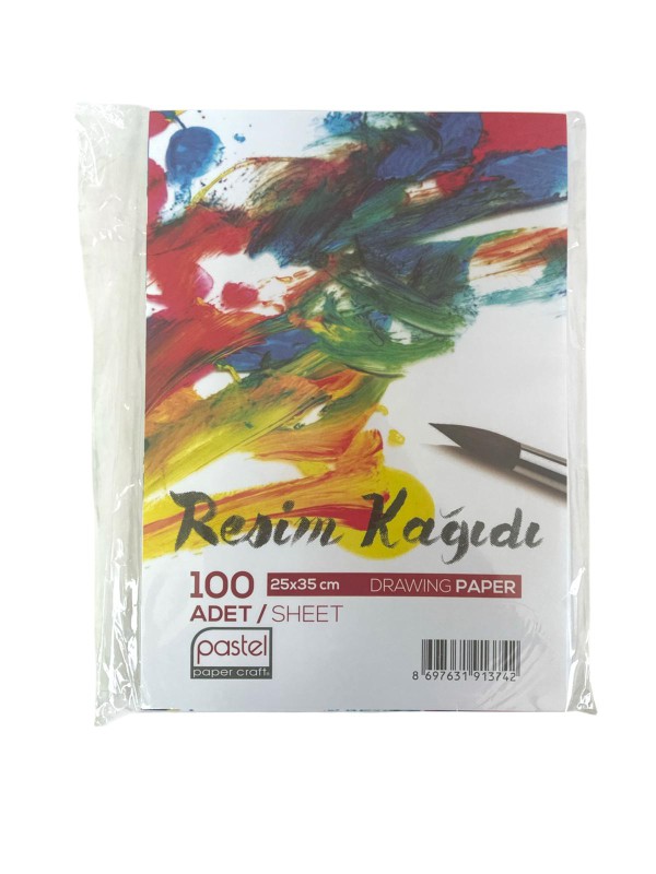 PASTEL RESİM KAĞIDI 100'LÜ 25*35 *30**************
