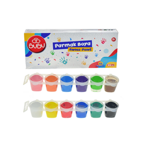 BUBU PARMAK BOYA 12 RENK 20 ML *36