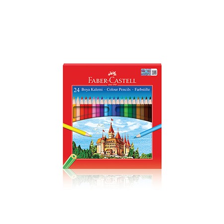 FABER C. 24 RENK TAM BOY KURUBOYA 6'LI 