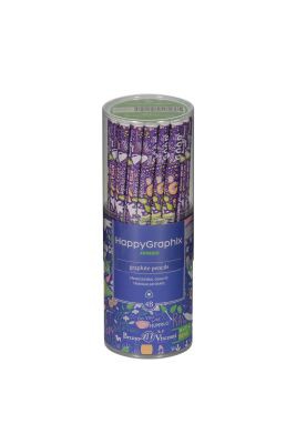 HAPPY GRAPHİX 21-0062-10 JUMBO KURŞUN KALEM  4B 3,5MM VEGAN  30LU