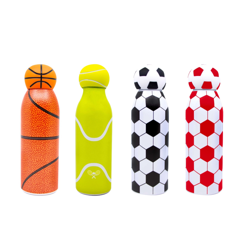 GLOBOX 4109 SPOR FİGÜRLÜ ALÜMİNYUM MATARA 700ML 6'LI