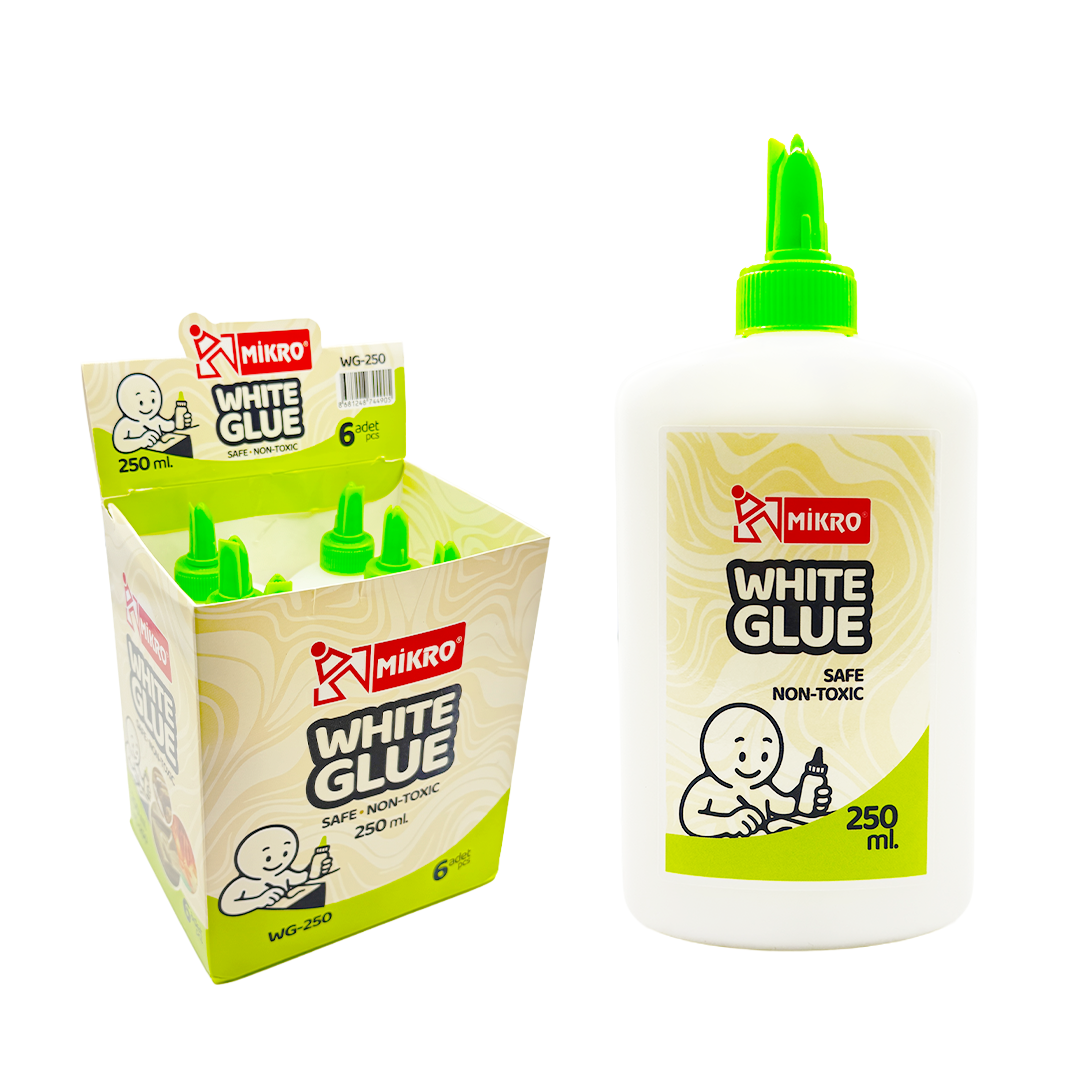 MİKRO WG-250 BEYAZ GLUE TUTKAL 250 ML 6'LI
