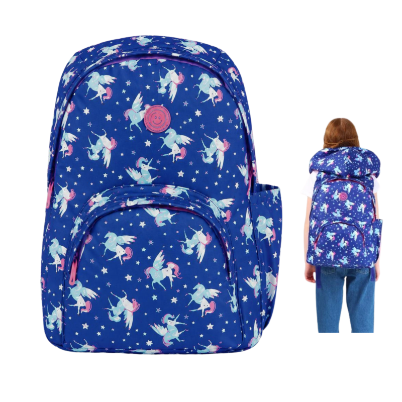 KAUKKO L-5193 KIDS SIRT ÇANTASI(EVOLUTION COLOR UNICORN)