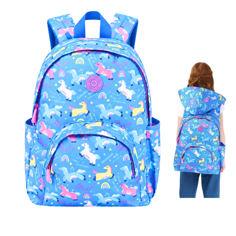 KAUKKO L-5195 KIDS SIRT ÇANTASI(EVOLUTION UNICORN)