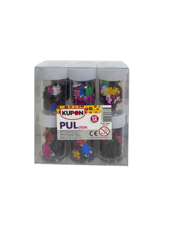 KUPON KEP-201 PUL ÇİÇEK 12'Lİ *48