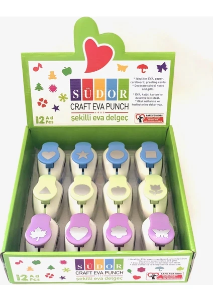 SÜDOR BS94 ŞEKİLLİ DELGEÇ BÜYÜK 12'Lİ