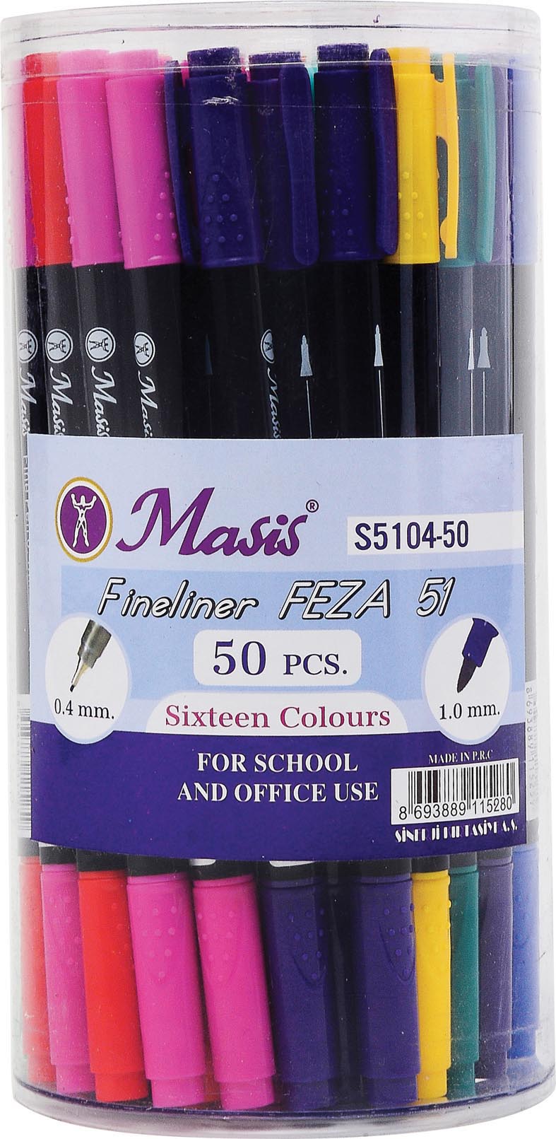 MASİS S5104-50 FEZA ÇİFT TARAF K. 50'Lİ *20