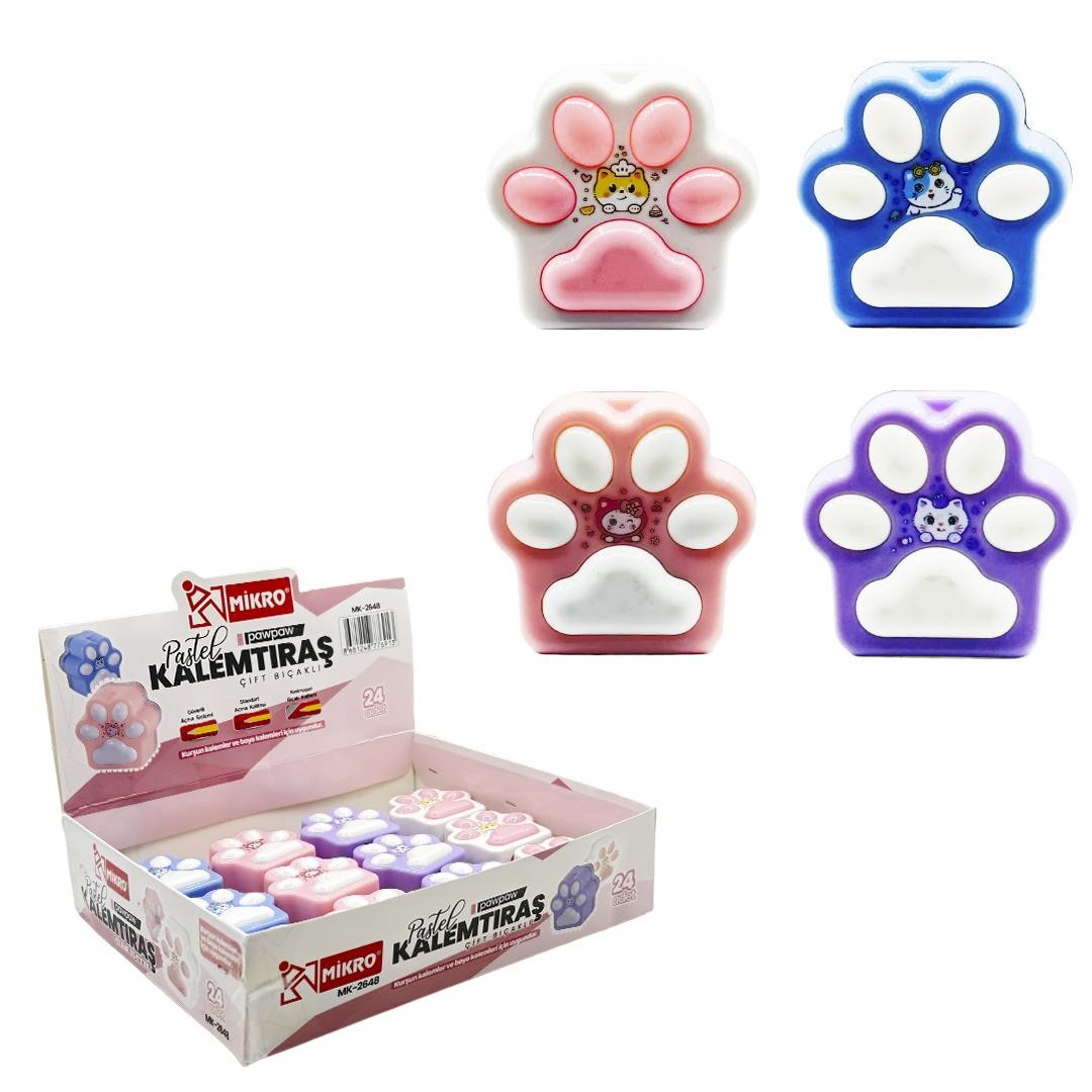 MİKRO MK-2648 KALEMTIRAŞ PATİLİ 24'LÜ