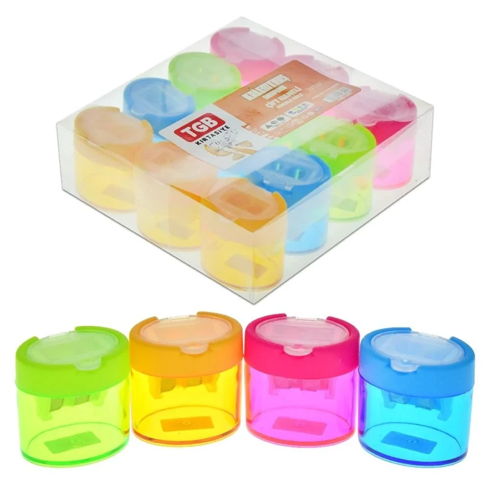 TGB-2574 ÇİFT HANELİ KALEMTRAŞ 12'Lİ PAKET >