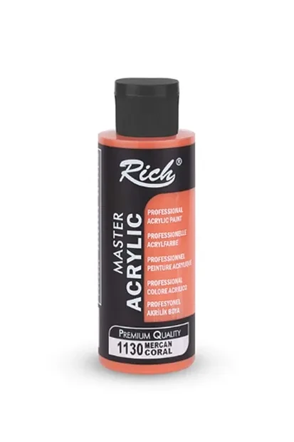 RİCH MASTER AKRİLİK BOYA MERCAN 120CC 