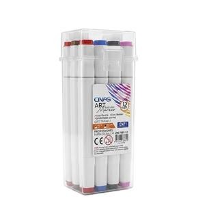 ONAS ZW-7001-12 ÇİFT TARAFLI MARKER 12 RENK >