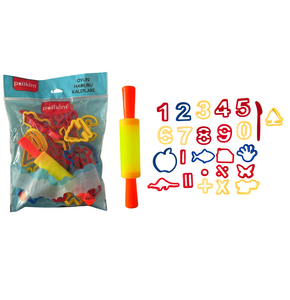 POLİKİM OYUN HAMURU KALIPLARI 26 PARÇA *120