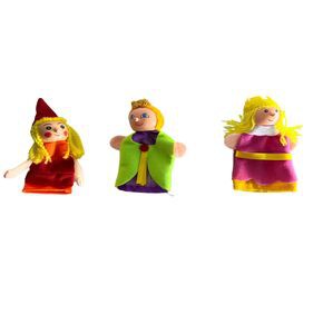 WORLD-01479 AHŞAP PARMAK KUKLA 3'LÜ