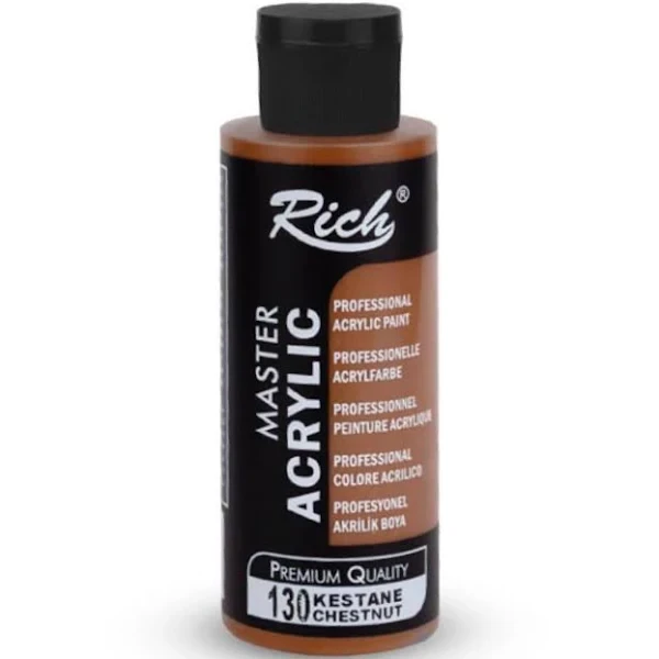 RİCH MASTER AKRİLİK BOYA KESTANE 120CC
