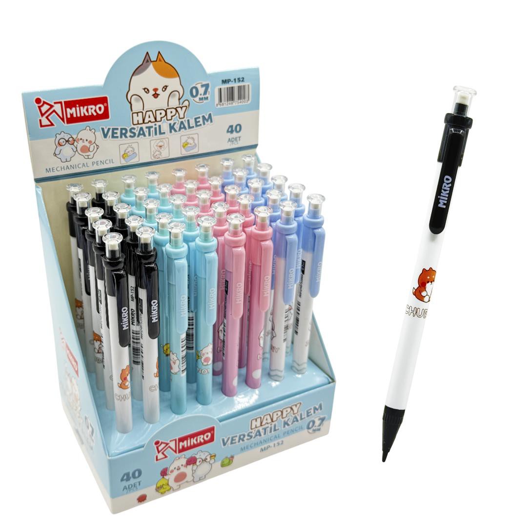 MİKRO MP-152 HAPPY VERSATİL KALEM 0.7MM 40'LI