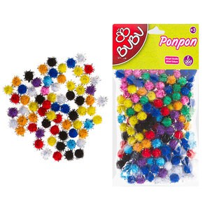 BUBU BU-BU00111 SİMLİ PONPON 1CM 24'LÜ  200 ADET