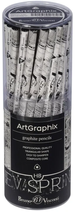 HAPPY GRAPHİX 21-0062-17 JUMBO KURŞUN KALEM 4B 3,5MM GAZETE 30LU PAKET >