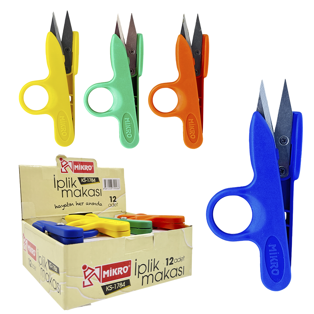 MİKRO KS-1784 İPLİK MAKASI 12'Lİ