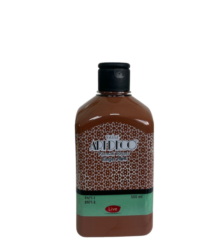 ARTDECO PARMAK BOYASI 500 ML KAHVERENGİ *36 >