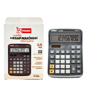MİKRO CL-9489 DİGİTAL HESAP MAKİNESİ (12DİGİT)