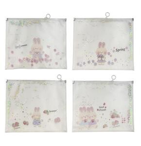 MİKRO DD-04 DESENLİ FERMUARLI DOSYA 12'Lİ *40