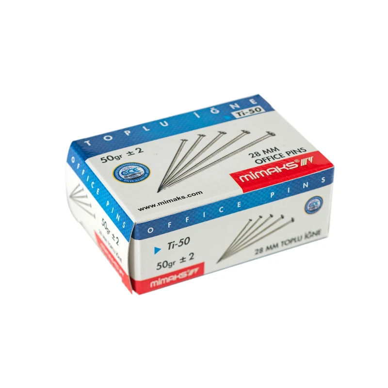 MİMAKS Tİ-50 TOPLU İĞNE 50GR. 30'LU *12